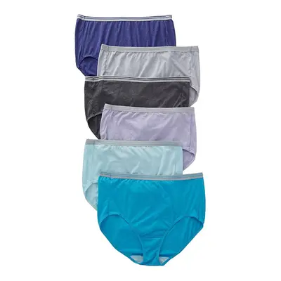 Fruit of the Loom Women's Size Underwear Designed to Fit Your Curves Brief-Cotton-Assorted Plus