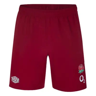 (XL) England Rugby Gym Shorts (Tibetan Red)