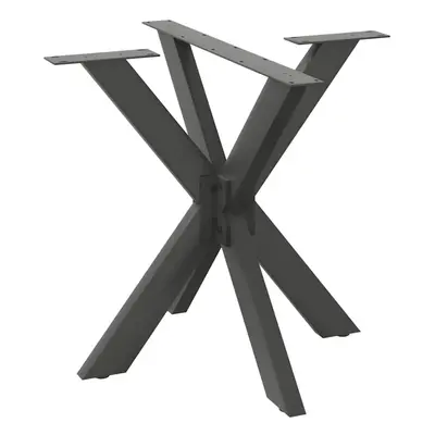 (anthracite, x x (72-73) cm) vidaXL Dining Table Legs Spider Shape Desk Legs Furniture Legs pcs 