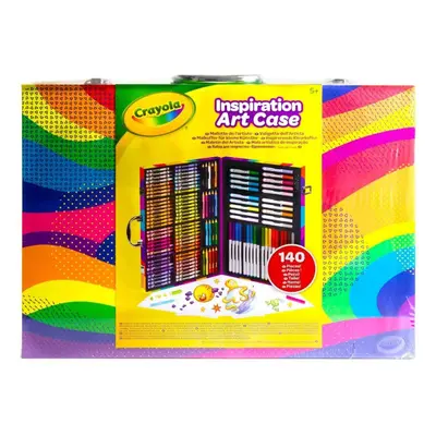 Inspirational Art Case with Crayons, Colouring Pencils and Markers - Pieces