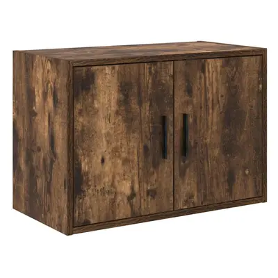 (smoked oak, x x cm/ pcs) vidaXL Garage Wall Cabinet Concrete Grey Engineered Wood cabinet