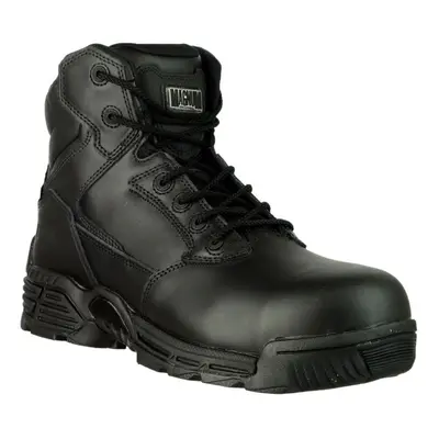 (Black, 3.5 (Adults')) Magnum Stealth Force 6.0 Leather Black Safety Boots