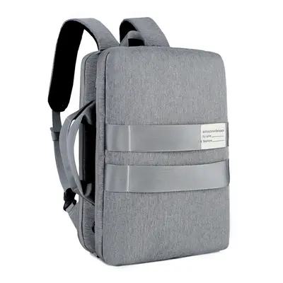 (Grey) Multifunction Backpack Laptop Bag Large Capacity Backpack Travel Bag for 15.6-17 inch Lap