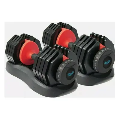 (2x 24kg Adjustable Dumbbells PAIR dumbbells in 1) BRAINGAIN