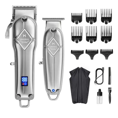 Limural Cordless Electric Hair Clipper T Blade Trimmer For Men Head