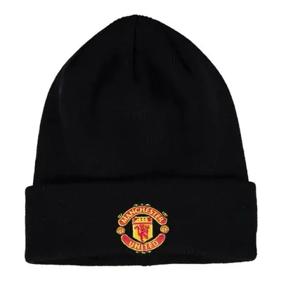 New Era Man Utd Knit Turn Up Black