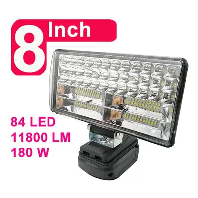 8 Inch Cordless Led Work Light With Usb For Makita 14.4v 18v Bl1430 Bl1830 Li-ion Battery Outdoo