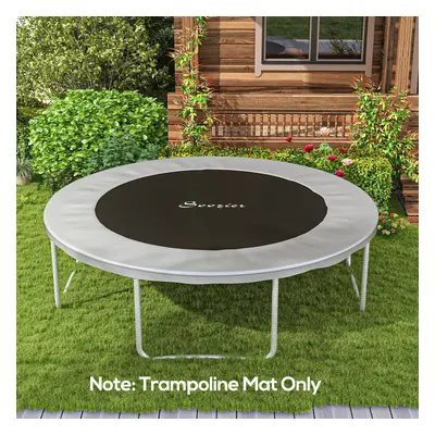 SPORTNOW Trampoline Mat with V-Hooks, for 12ft Trampoline, Green