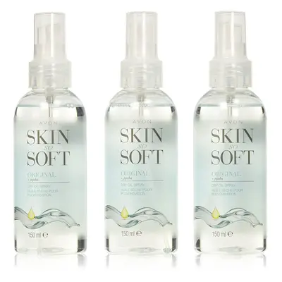 Avon Skin So Soft Original Dry Oil Body Spray with JojobaÂ ml - Pack of