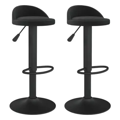 (black) vidaXL Bar Stools Kitchen Bar Chair Counter Stool Pub Bistrol Chair Velvet