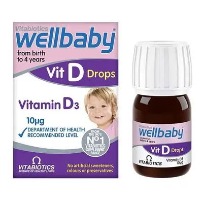 Vitabiotics Wellbaby Vitamin D Drops ml