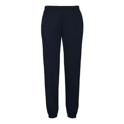 (3XL, Deep Navy) Fruit Of The Loom Mens Premium 70/30 Elasticated Jog Pants / Jogging Bottoms