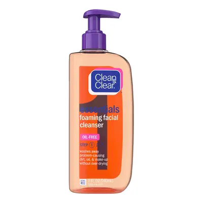 Clean & Clear Essentials Foaming Facial Cleanser, Oil-Free Daily Face