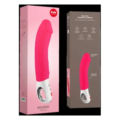 Fun Factory Big Boss Vibrator | G-Spot Stimulation Vibrator Dildo | Sex Toy Pink