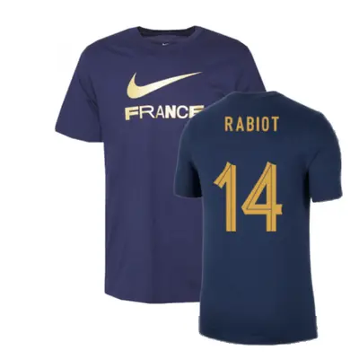 (L) France Swoosh Tee (Navy) (Rabiot 14)