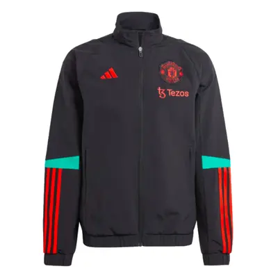 (S) Man Utd Presentation Jacket (Black)