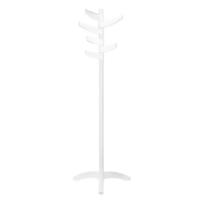 WHITE STEEL ABS COAT STAND MODERN STYLISH