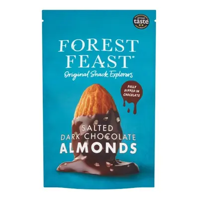 (Pack Of 6) Forest Feast Salted Dark Chocolate Almonds 120G