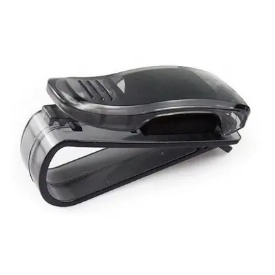 (Black) Car Glasses Clip Card Clips Auto Vehicle Portable Eyeglassees Holder Accessories