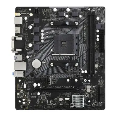 Asrock A520M-HDV Amd A520 Am4 Micro Atx Ddr4 Vga Dvi Hdmi M.2 A520M-HDV