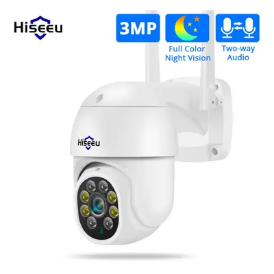 3MP WIFI Outdoor Camera 1536p 5x Digital Zoom PTZ IP Audio Camera P2P OnVIF CCTV Monitoring Wire