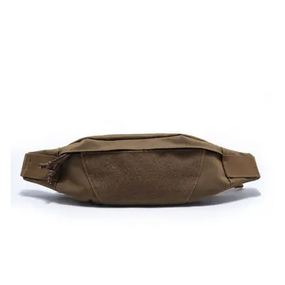 (Khaki) Camouflage Tactical Waist Bag Cross Bag Tactical Waist Bag Outdoor Fitness Leisure Bag