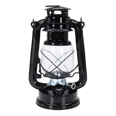 (Black) Retro Oil Lantern Outdoor Garden Camp Kerosene Paraffin Portable Hanging Lamp