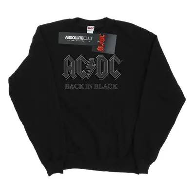 (M, Black) AC/DC Mens Back In Black Sweatshirt