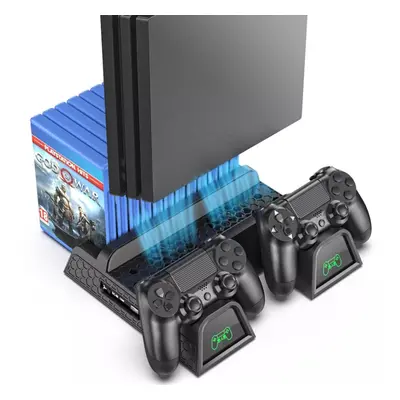 PS4/PS4 Slim/PS4 Pro Controller Charger Console Vertical Cooling Stand