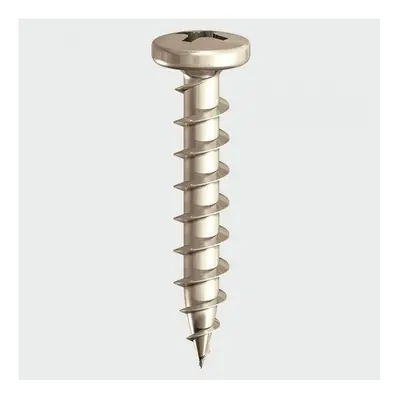 TIMco 212SS PVC Friction Stay Screw Shallow Pan S/S 4.3 x 25mm Box of 1,000