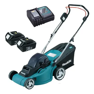 Makita DLM380RFE 18v 36v LXT Cordless Lawn Mower + x 3.0ah Batteries + Charger