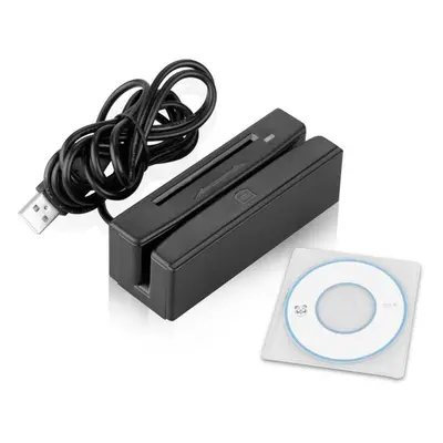 2 in1 USB Track Magnetic Stripe Credit Card IC Chip RFID Reader Writer