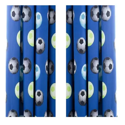 Catherine Lansfield Kids Football Curtains x inch Blue