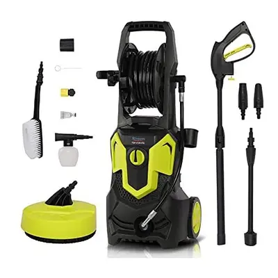 Stream High Pressure Washer Jet Washer, 1650W 135Bar420L/H Portable Pressure Washer with Patio C