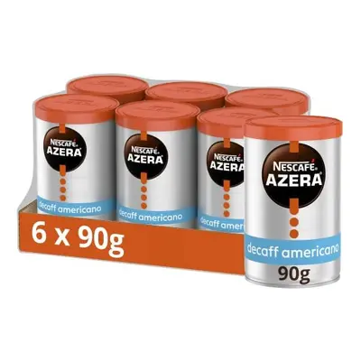 Nescafe Azera Americano Decaff Instant Coffee 90g (Pack of 6)