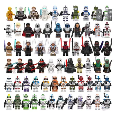 (66PCS Clone Troopers) New Star Wars Series Set Clone Troopers Minifigure Building Block Toys