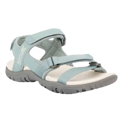 (7 UK, Glacier Green/Light Vanilla) Regatta Womens/Ladies Santa Clara II Sandals