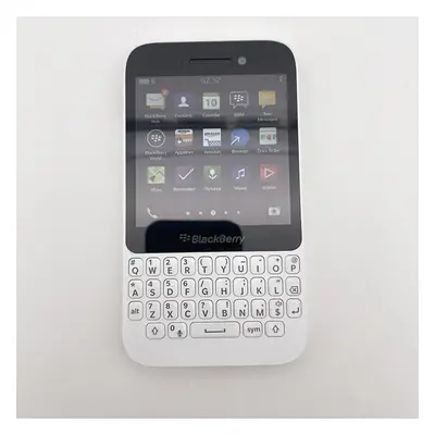 (Simple Set, White) Refurbished Blackberry Q5 4G NETWORK 2GB RAM 8GB ROM 5MP 3.1" Mobile Phone C