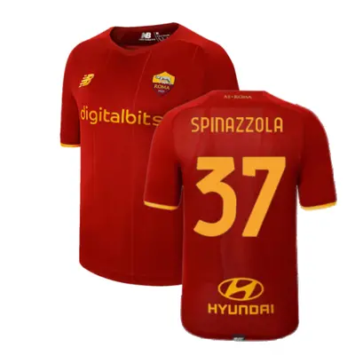 (XL) AS Roma Home Shirt (SPINAZZOLA 37)