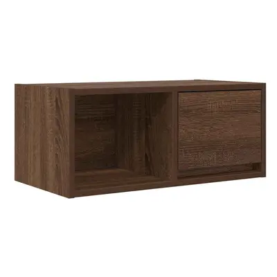 (brown oak, pcs/ cm) vidaXL TV Cabinet Sonoma Oak 80x31x25.5 cm Engineered Wood TV bench