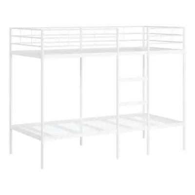 vidaXL Bunk Bed without Mattress White 90x190 cm Single Steel bed frame