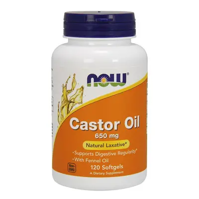 NOW Foods Castor Oil, 650mg - softgels