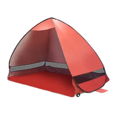 (Red) Outdoor PopUp Tent Ultralight Beach Tents Shelter UV-Protective Automatic Tent Shade