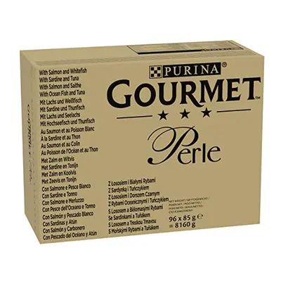 Gourmet Perle Seaside Duo in Gravy Wet Cat Food 96x85g