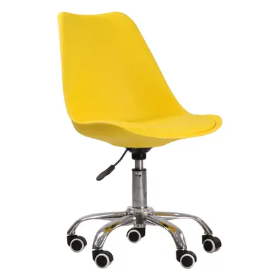 ORSEN SWIVEL OFFICE CHAIR YELLOW