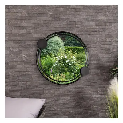 CHARLES BENTLEY Warsaw Round Mirror Durable, Weather Resistant, Wall Mounted, Shatterproof, Acce