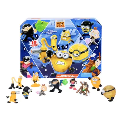 Minions Despicable Me - Mega Battle Countdown Calendar | Amazon Exclusive | 2inch surprise colle