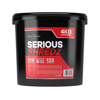 (Strawberry) Serious Shredz Diet Whey Protein Powder Shake Fat Loss & Lean Mass Gainer - 4Kg