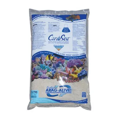 (CaribSea Arag-Alive Live Reef Sand Fiji Pink 20lb (9kg)) CaribSea Arag-Alive Live Reef Sand Fij