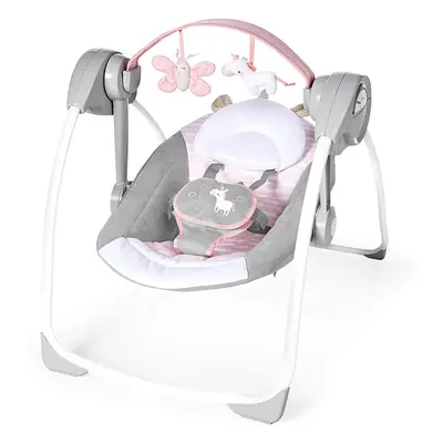 Ingenuity Comfort Go Portable Swing - Flora The Unicorn